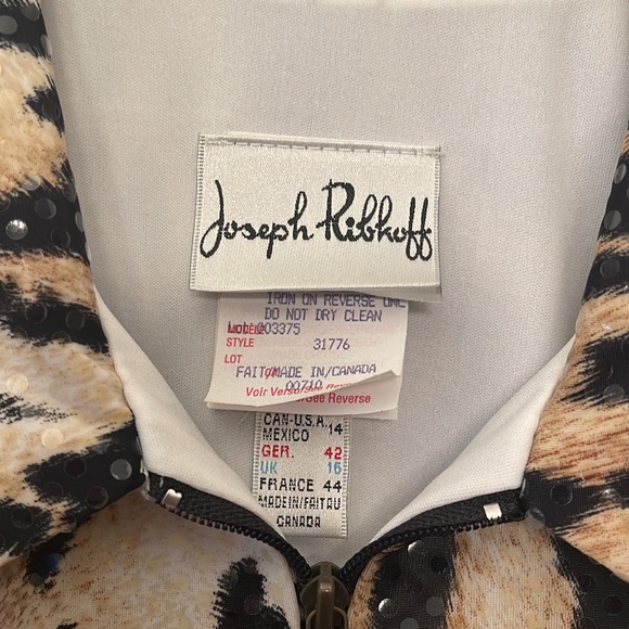 Joseph Ribkoff sequin Leopard Jacket - Picture 2 of 16